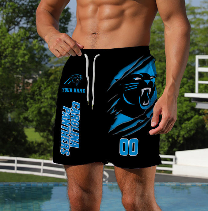 LIMITED EDITION - NEW PREMIUM NFL23 CLP CAROLINA PANTHERS SHORT PANTS