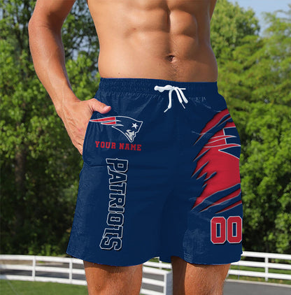 LIMITED EDITION - NEW PREMIUM NFL27 NEP NEW ENGLAND PATRIOTS SHORT PANTS