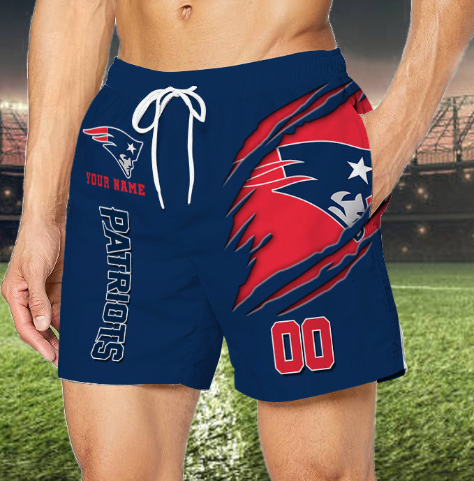LIMITED EDITION - NEW PREMIUM NFL27 NEP NEW ENGLAND PATRIOTS SHORT PANTS