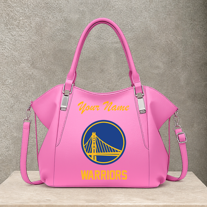 LIMITED EDITION - NEW CUSTOMIZED NBA12 GSW GOLDEN STATE WARRIORS SHOULDER HANDBAG