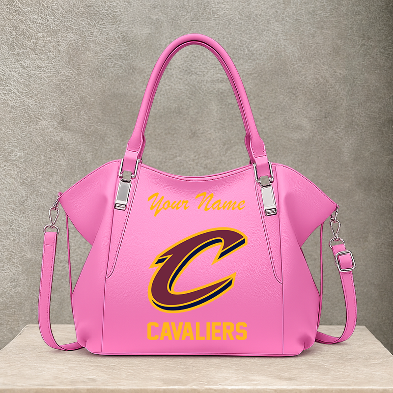 LIMITED EDITION - NEW CUSTOMIZED NBA02 CCA CLEVELAND CAVALIERS SHOULDER HANDBAG