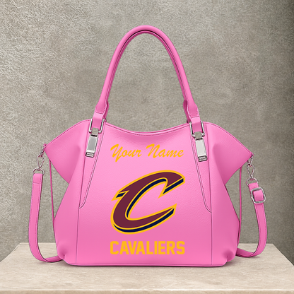 LIMITED EDITION - NEW CUSTOMIZED NBA02 CCA CLEVELAND CAVALIERS SHOULDER HANDBAG