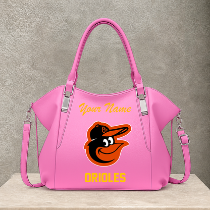 LIMITED EDITION - NEW CUSTOMIZED MLB25 BOS BALTIMORE ORIOLES SHOULDER HANDBAG