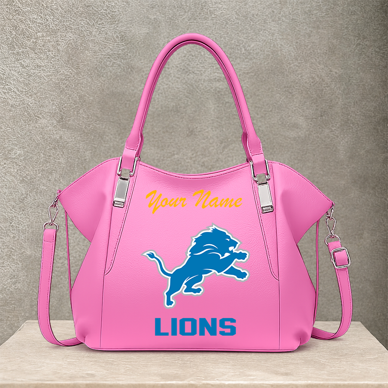LIMITED EDITION - NEW CUSTOMIZED NFL04 DTL DETROIT LIONS SHOULDER HANDBAG