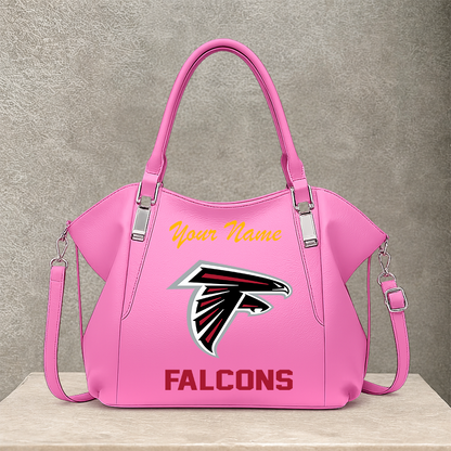 LIMITED EDITION - NEW CUSTOMIZED NFL18 ATF ATLANTA FALCONS SHOULDER HANDBAG