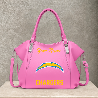 LIMITED EDITION - NEW CUSTOMIZED NFL09 LAC LOS ANGELES CHARGERS SHOULDER HANDBAG