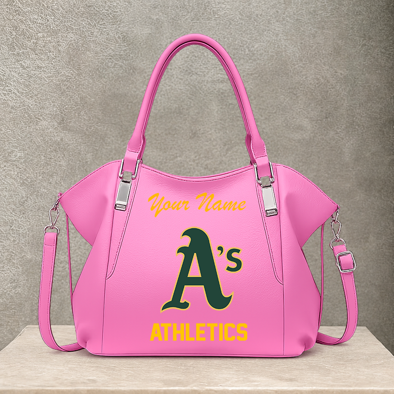 LIMITED EDITION - NEW CUSTOMIZED MLB23 OAS OAKLAND ATHLETICS SHOULDER HANDBAG