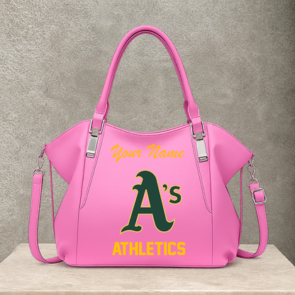LIMITED EDITION - NEW CUSTOMIZED MLB23 OAS OAKLAND ATHLETICS SHOULDER HANDBAG