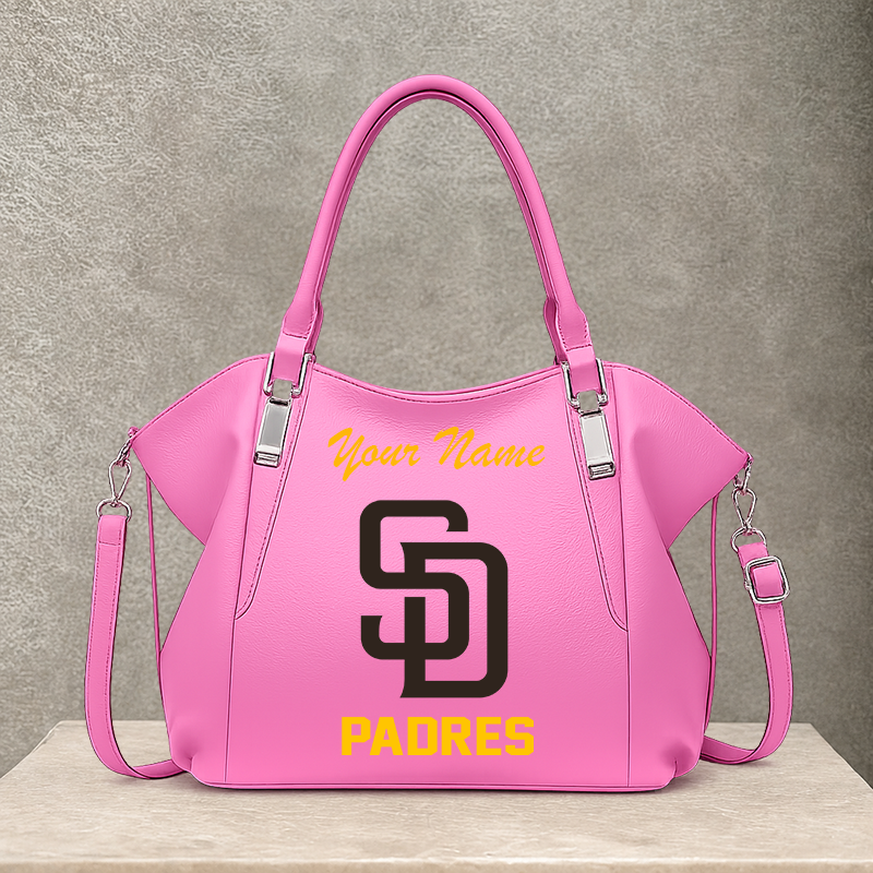 LIMITED EDITION - NEW CUSTOMIZED MLB18 SDP SAN DIEGO PADRES SHOULDER HANDBAG