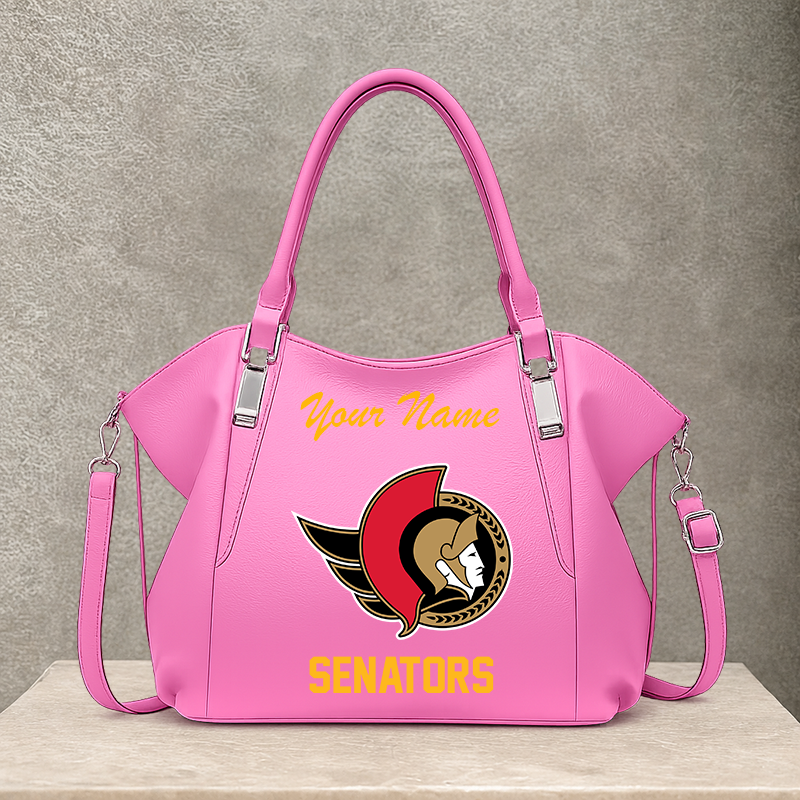 LIMITED EDITION - NEW CUSTOMIZED NHL29 OSN OTTAWA SENATORS SHOULDER HANDBAG