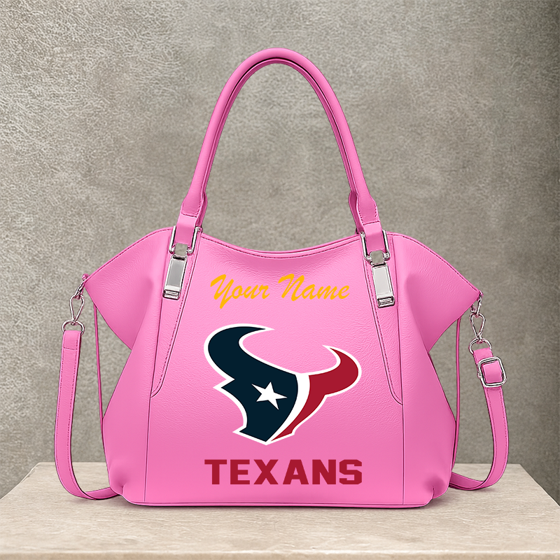 LIMITED EDITION - NEW CUSTOMIZED NFL15 HTT HOUSTON TEXANS SHOULDER HANDBAG