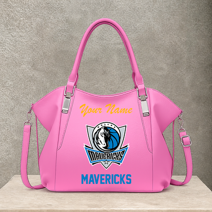 LIMITED EDITION - NEW CUSTOMIZED NBA18 DMA DALLAS MAVERICKS SHOULDER HANDBAG