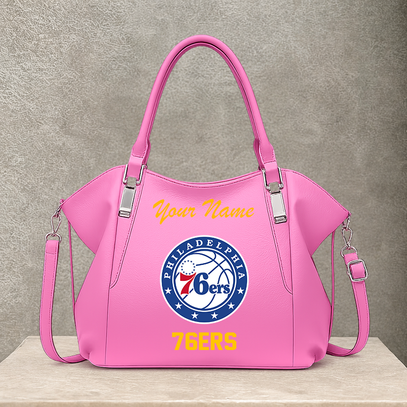 LIMITED EDITION - NEW CUSTOMIZED NBA26 P76 PHILADELPHIA 76ERS SHOULDER HANDBAG
