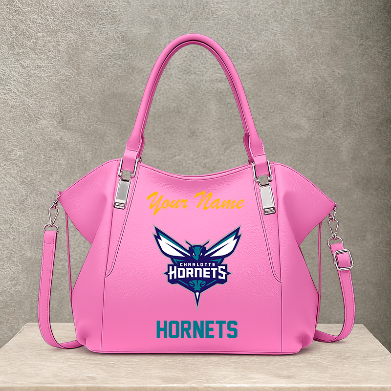 LIMITED EDITION - NEW CUSTOMIZED NBA27 CHO CHARLOTTE HORNETS SHOULDER HANDBAG