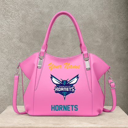 LIMITED EDITION - NEW CUSTOMIZED NBA27 CHO CHARLOTTE HORNETS SHOULDER HANDBAG