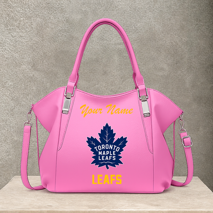 LIMITED EDITION - NEW CUSTOMIZED NHL23 TML TORONTO MAPLE LEAFS SHOULDER HANDBAG