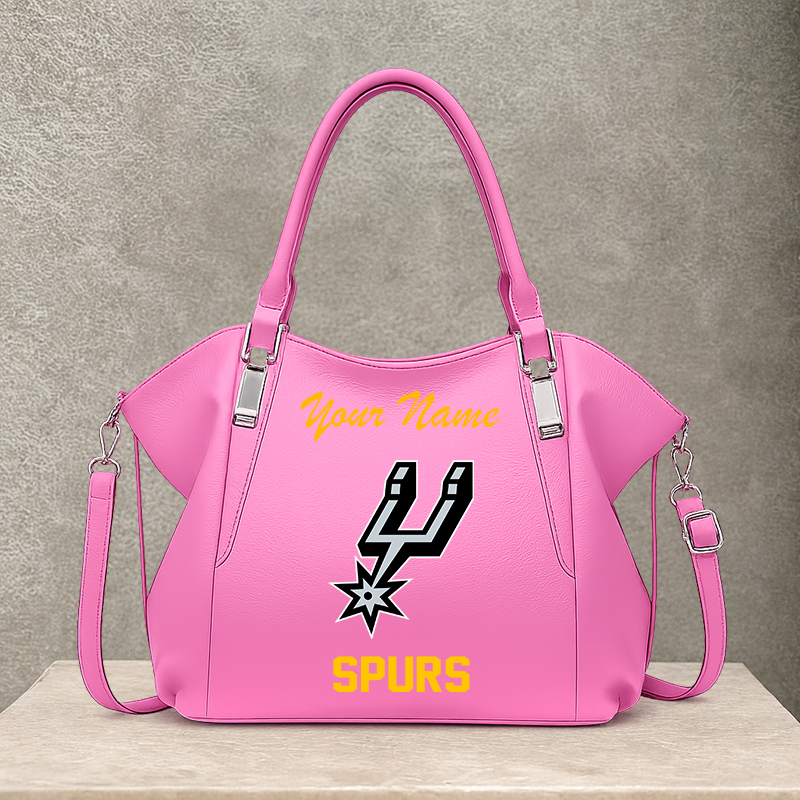 LIMITED EDITION - NEW CUSTOMIZED NBA23 SAS SAN ANTONIO SPURS SHOULDER HANDBAG