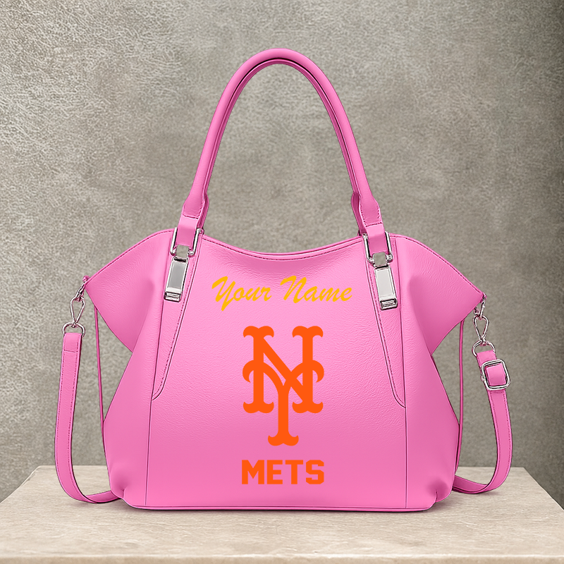 LIMITED EDITION - NEW CUSTOMIZED MLB17 NYM NEW YORK METS SHOULDER HANDBAG