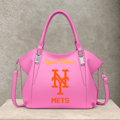 LIMITED EDITION - NEW CUSTOMIZED MLB17 NYM NEW YORK METS SHOULDER HANDBAG