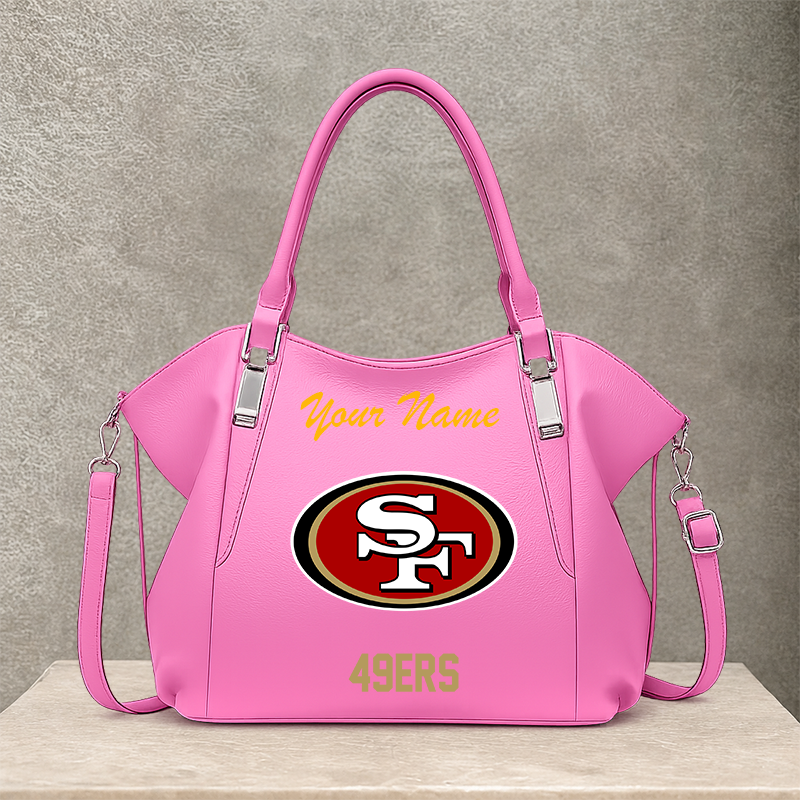 LIMITED EDITION - NEW CUSTOMIZED NFL11 SF49 SAN FRANCISCO 49ERS SHOULDER HANDBAG
