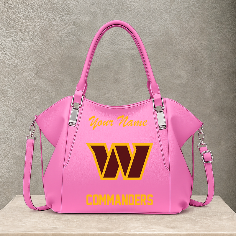 LIMITED EDITION - NEW CUSTOMIZED NFL12 WTC WASHINGTON COMMANDERS SHOULDER HANDBAG