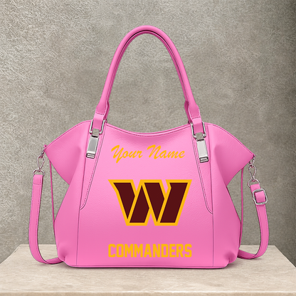 LIMITED EDITION - NEW CUSTOMIZED NFL12 WTC WASHINGTON COMMANDERS SHOULDER HANDBAG