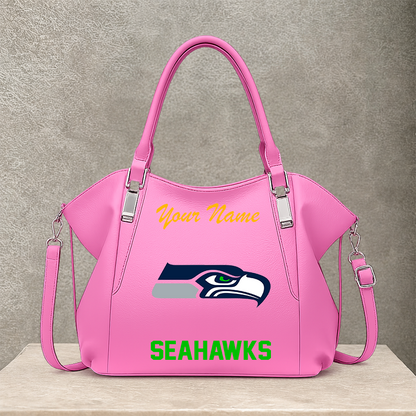 LIMITED EDITION - NEW CUSTOMIZED NFL06 SSH SEATTLE SEAHAWKS SHOULDER HANDBAG