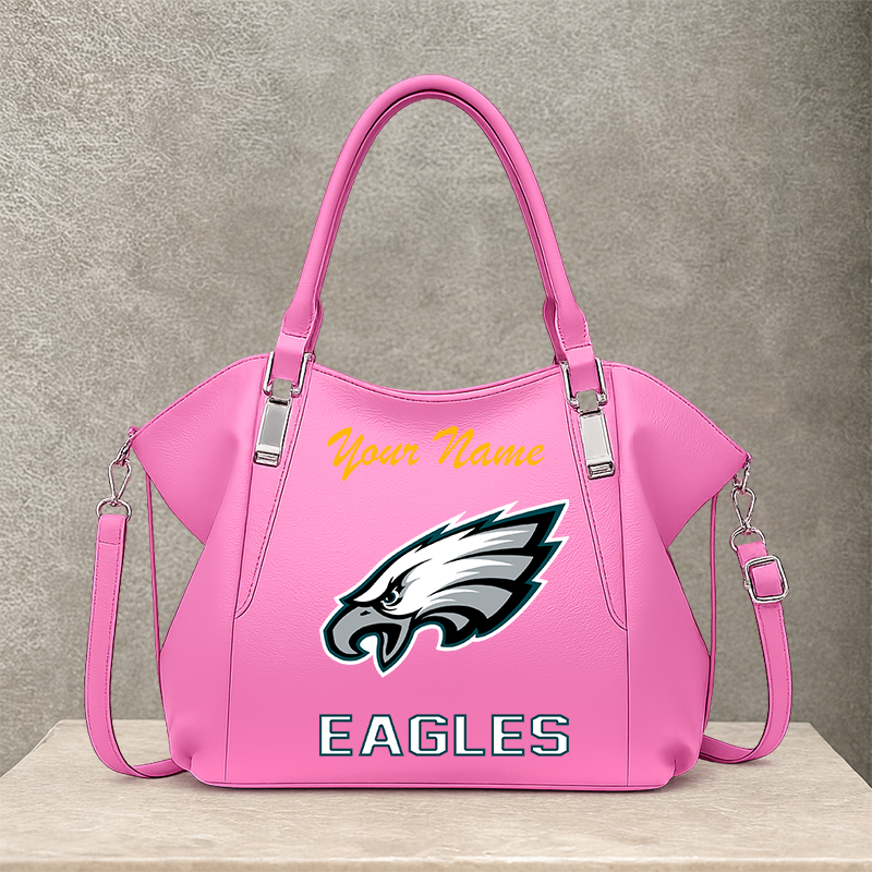 LIMITED EDITION - NEW CUSTOMIZED NFL02 PPE PHILADELPHIA EAGLES SHOULDER HANDBAG