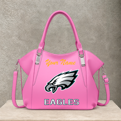LIMITED EDITION - NEW CUSTOMIZED NFL02 PPE PHILADELPHIA EAGLES SHOULDER HANDBAG