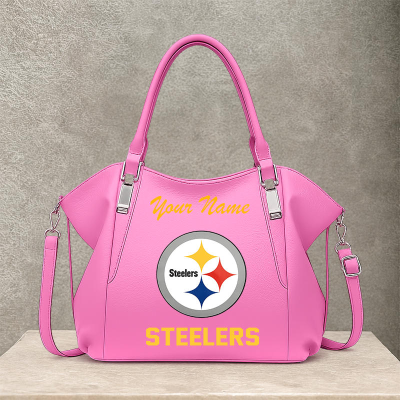 LIMITED EDITION - NEW CUSTOMIZED NFL14 PSB PITTSBURGH STEELERS SHOULDER HANDBAG