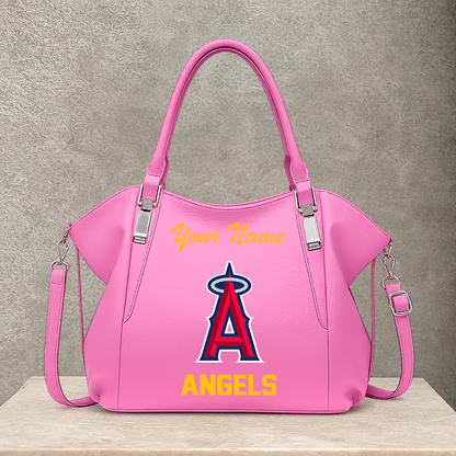 LIMITED EDITION - NEW CUSTOMIZED MLB27 LAA LOS ANGELES ANGELS SHOULDER HANDBAG