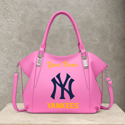 LIMITED EDITION - NEW CUSTOMIZED MLB01 NYY NEW YORK YANKEES SHOULDER HANDBAG