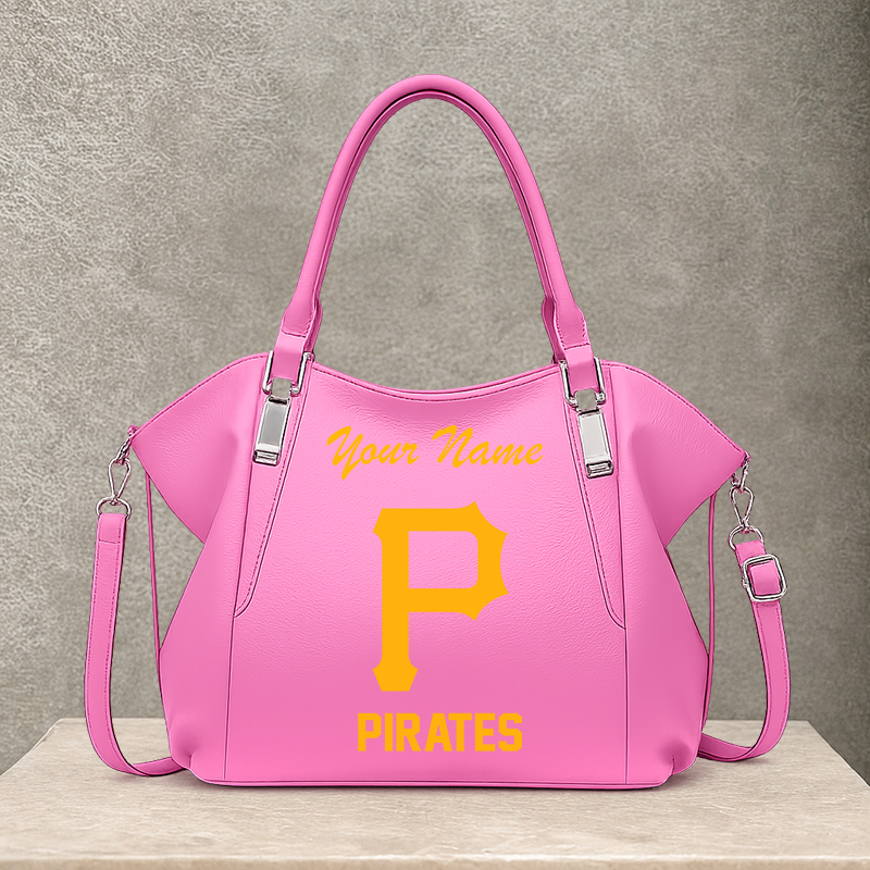 LIMITED EDITION - NEW CUSTOMIZED MLB29 PHP PITTSBURGH PIRATES SHOULDER HANDBAG