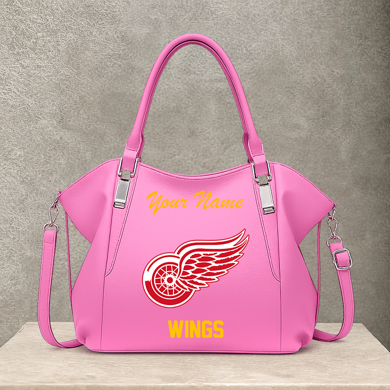 LIMITED EDITION - NEW CUSTOMIZED NHL22 DRW DETROIT RED WINGS SHOULDER HANDBAG