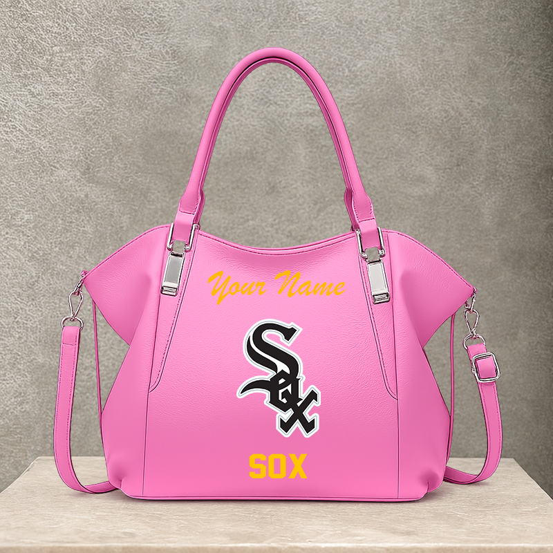 LIMITED EDITION - NEW CUSTOMIZED MLB26 CWS CHICAGO WHITE SOX SHOULDER HANDBAG