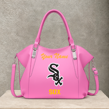 LIMITED EDITION - NEW CUSTOMIZED MLB26 CWS CHICAGO WHITE SOX SHOULDER HANDBAG