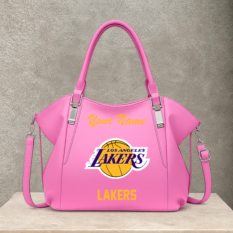LIMITED EDITION - NEW CUSTOMIZED NBA09 LLA LOS ANGELES LAKERS SHOULDER HANDBAG