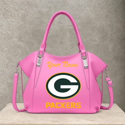 LIMITED EDITION - NEW CUSTOMIZED NFL08 GBP GREEN BAY PACKERS SHOULDER HANDBAG
