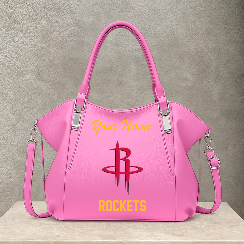 LIMITED EDITION - NEW CUSTOMIZED NBA07 HRO HOUSTON ROCKETS SHOULDER HANDBAG