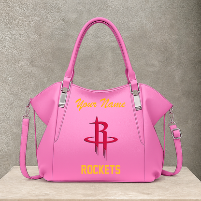 LIMITED EDITION - NEW CUSTOMIZED NBA07 HRO HOUSTON ROCKETS SHOULDER HANDBAG
