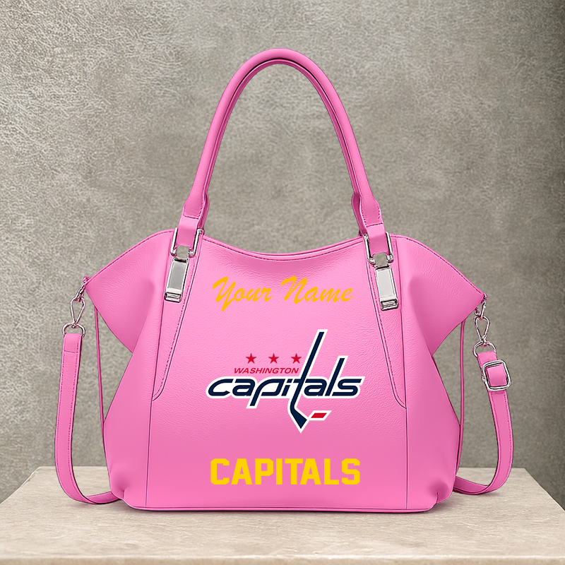 LIMITED EDITION - NEW CUSTOMIZED NHL10 WCP WASHINGTON CAPITALS SHOULDER HANDBAG