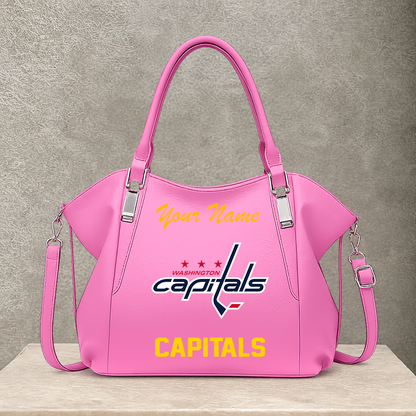 LIMITED EDITION - NEW CUSTOMIZED NHL10 WCP WASHINGTON CAPITALS SHOULDER HANDBAG