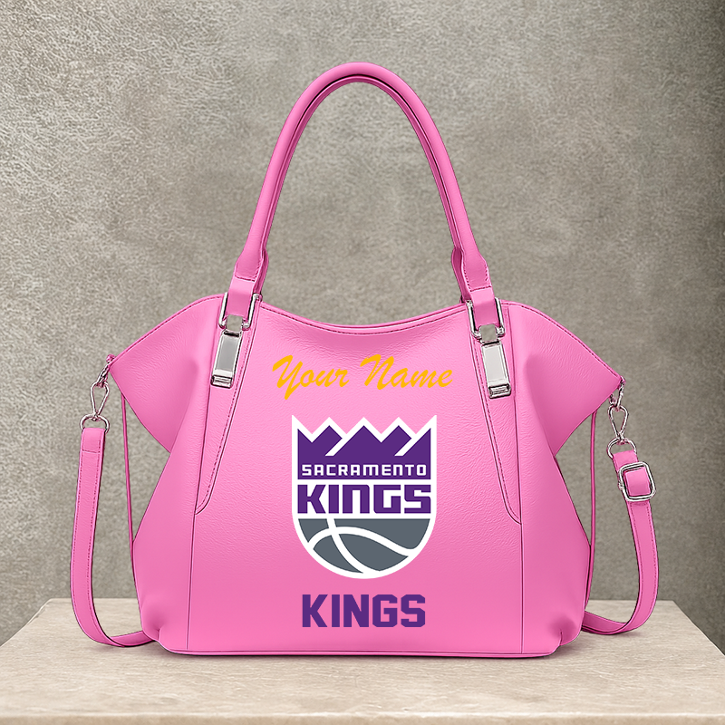 LIMITED EDITION - NEW CUSTOMIZED NBA16 SKI SACRAMENTO KINGS SHOULDER HANDBAG