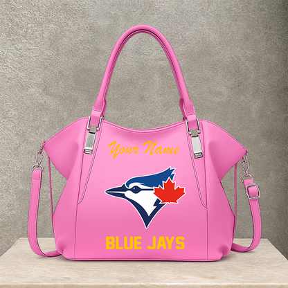 LIMITED EDITION - NEW CUSTOMIZED MLB12 TBJ TORONTO BLUE JAYS SHOULDER HANDBAG