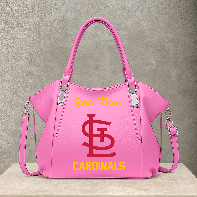 LIMITED EDITION - NEW CUSTOMIZED MLB24 SLC ST. LOUIS CARDINALS SHOULDER HANDBAG