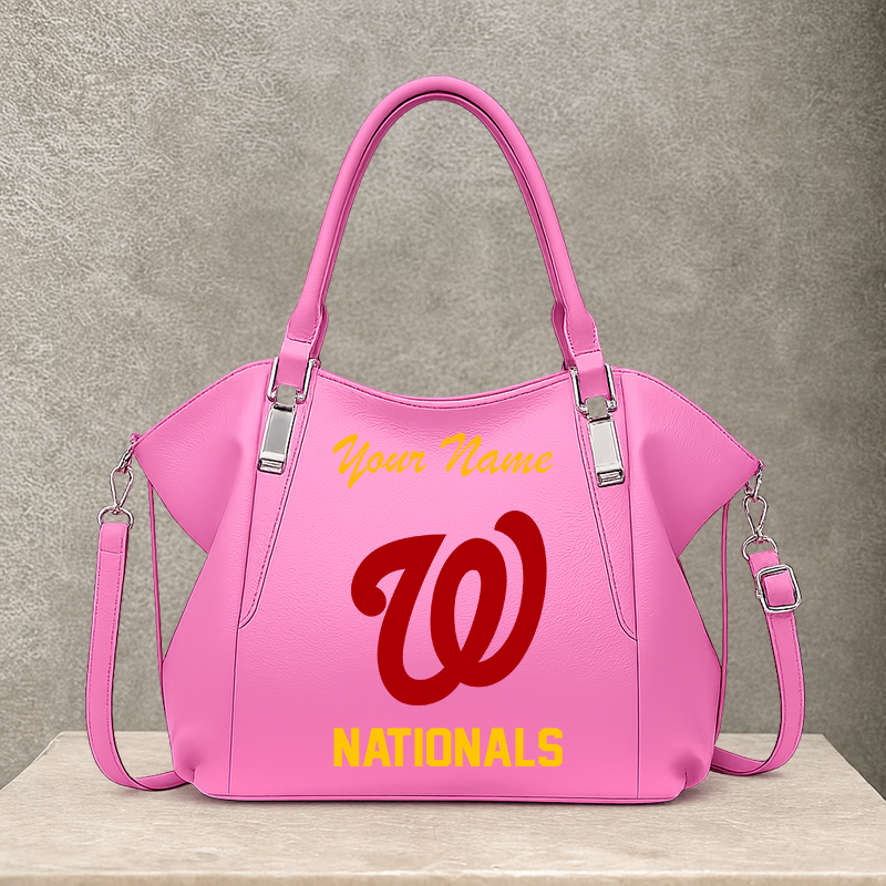 LIMITED EDITION - NEW CUSTOMIZED MLB28 WNS WASHINGTON NATIONALS SHOULDER HANDBAG