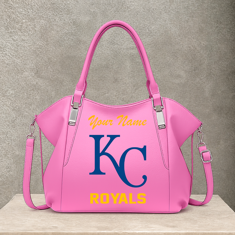 LIMITED EDITION - NEW CUSTOMIZED MLB19 KCR KANSAS CITY ROYALS SHOULDER HANDBAG