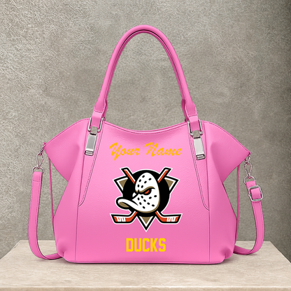 LIMITED EDITION - NEW CUSTOMIZED NHL09 AHD ANAHEIM DUCKS SHOULDER HANDBAG
