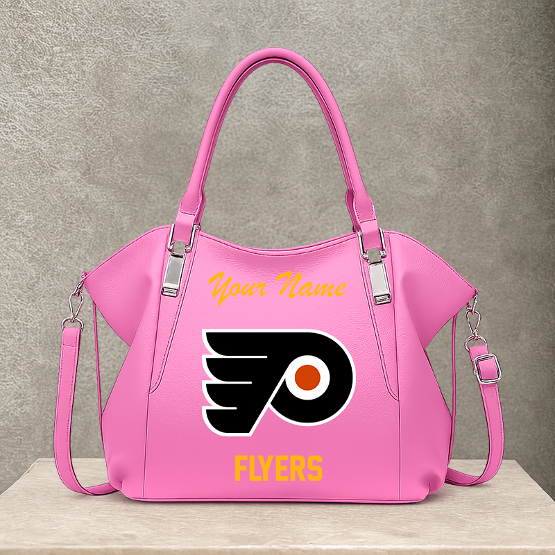 LIMITED EDITION - NEW CUSTOMIZED NHL27 PPF PHILADELPHIA FLYERS SHOULDER HANDBAG