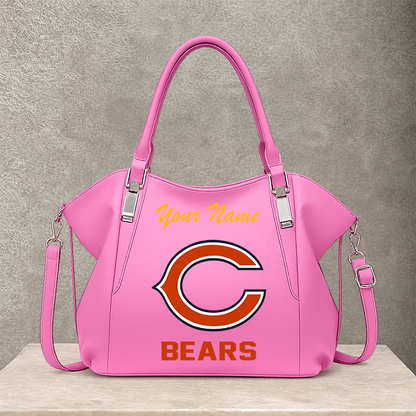 LIMITED EDITION - NEW CUSTOMIZED NFL26 CCB CHICAGO BEARS SHOULDER HANDBAG